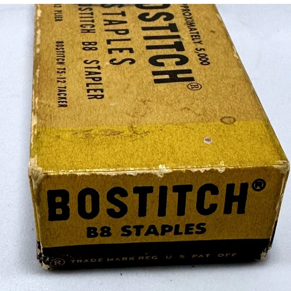 Bostitch Staples Box B8 Stapler P4 12 Plier‎ TS 12 Tacker Vintage